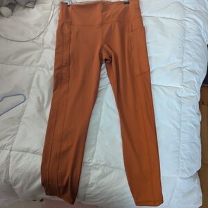 Athleta Women's Burnt Orange Leggings
